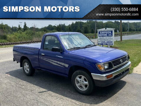 1996 Toyota Tacoma for sale at SIMPSON MOTORS in Youngstown OH