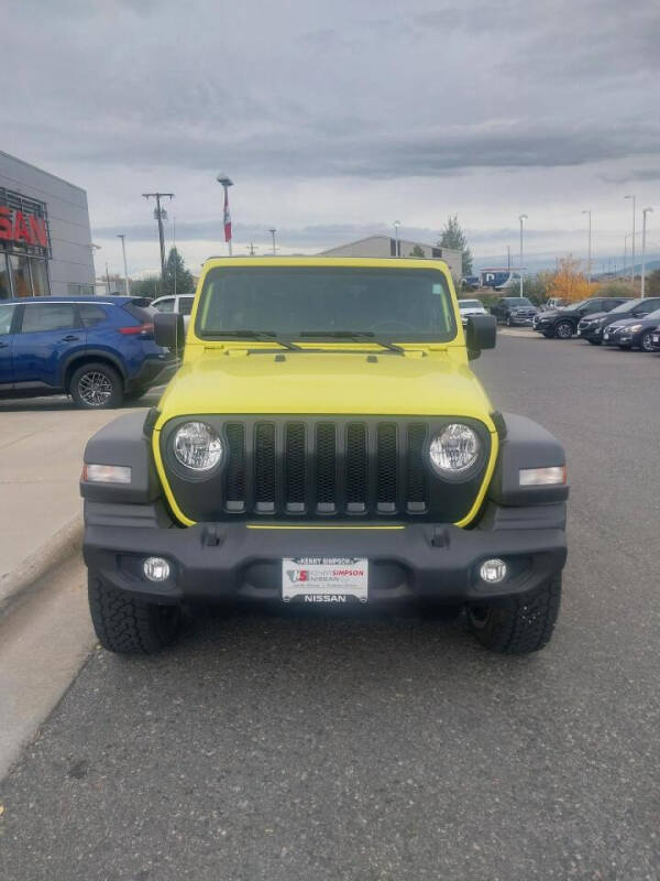 Used 2022 Jeep Wrangler Unlimited Sport with VIN 1C4HJXDN3NW254160 for sale in Helena, MT