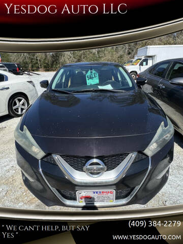 2016 Nissan Maxima for sale at Yesdog Auto LLC in Silsbee TX