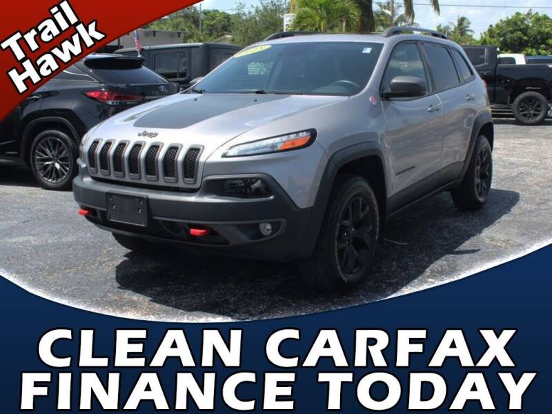 2018 Jeep Cherokee for sale at Palm Beach Auto Wholesale in Lake Park FL