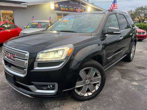 2014 GMC Acadia for sale at Auto Loans and Credit in Hollywood FL