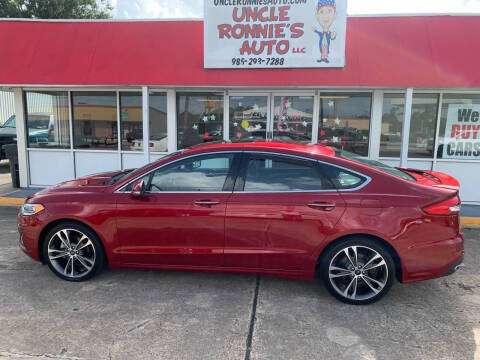 2019 Ford Fusion for sale at Uncle Ronnie's Auto LLC in Houma LA