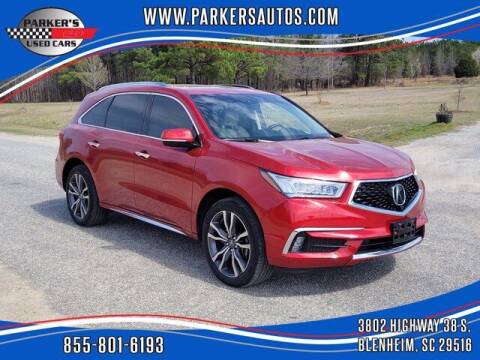 2019 Acura MDX for sale at Parker's Used Cars in Blenheim SC