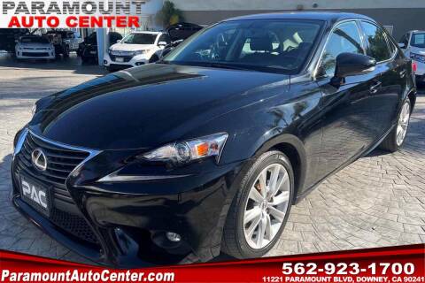 2015 Lexus IS 250 for sale at PARAMOUNT AUTO CENTER in Downey CA