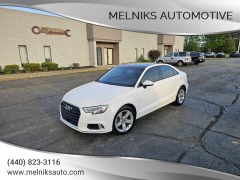 2018 Audi A3 for sale at Melniks Automotive in Berea OH