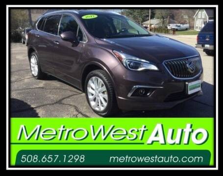 2017 Buick Envision for sale at Metro West Auto in Bellingham MA