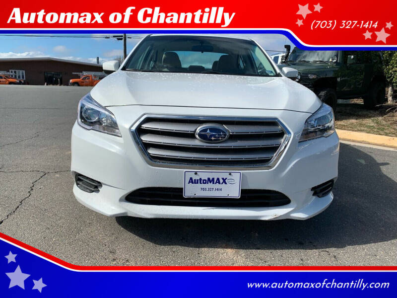 2017 Subaru Legacy for sale at Automax of Chantilly in Chantilly VA