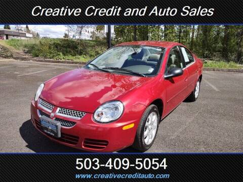 2005 Dodge Neon for sale at Creative Credit & Auto Sales in Salem OR