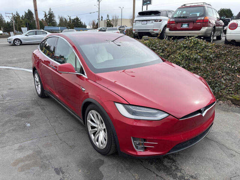 Used 2018 Tesla Model X 75D with VIN 5YJXCDE25JF101447 for sale in Edmonds, WA