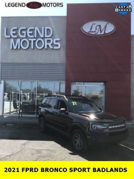 2021 Ford Bronco Sport for sale at Legend Motors of Ferndale in Ferndale MI
