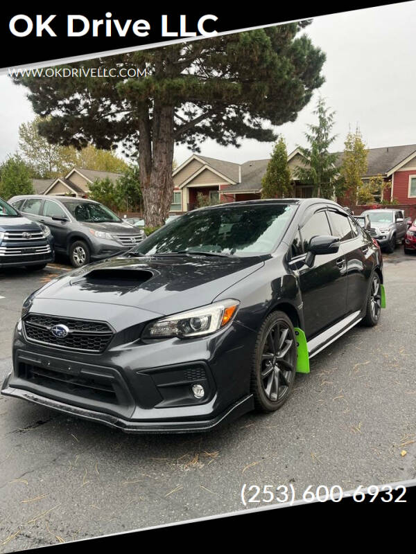 2019 Subaru WRX for sale at OK Drive LLC in Federal Way WA