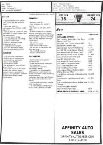 2010 Porsche Panamera