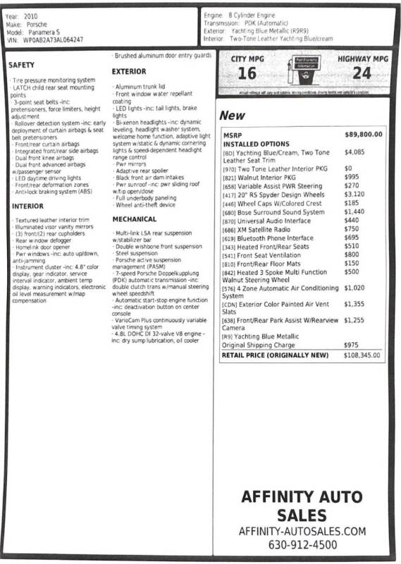 2010 Porsche Panamera