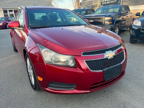 2012 Chevrolet Cruze for sale at Dracut's Car Connection in Methuen MA