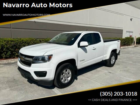 2018 Chevrolet Colorado for sale at Navarro Auto Motors in Hialeah FL