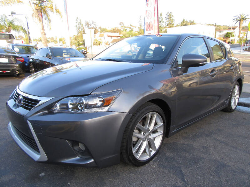 2016 Lexus CT 200h for sale at Eagle Auto in La Mesa CA
