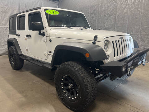 2016 Jeep Wrangler Unlimited for sale at GRAND AUTO SALES in Grand Island NE