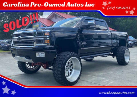 2015 Chevrolet Silverado 1500 for sale at Carolina Pre-Owned Autos Inc in Durham NC