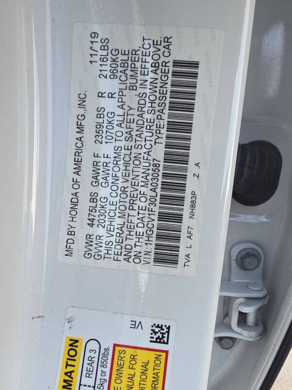 2020 Honda Accord Sport