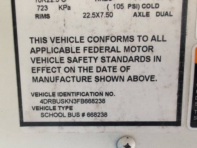 2015 IC Bus CE Series