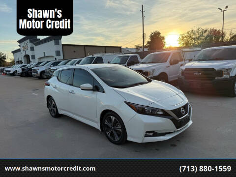 2022 Nissan LEAF for sale at Shawn's Motor Credit in Houston TX