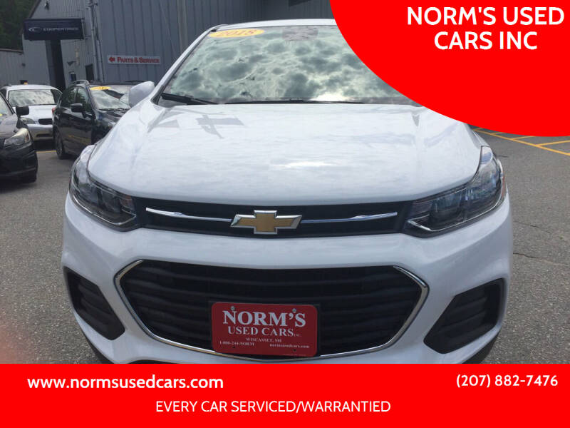 2018 Chevrolet Trax for sale at NORM'S USED CARS INC in Wiscasset ME