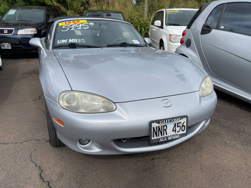 2004 Mazda MX-5 Miata for sale at PACIFIC ISLAND AUTO SALES in Wahiawa HI