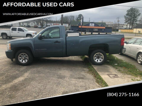 2007 Chevrolet Silverado 1500 for sale at AFFORDABLE USED CARS in North Chesterfield VA