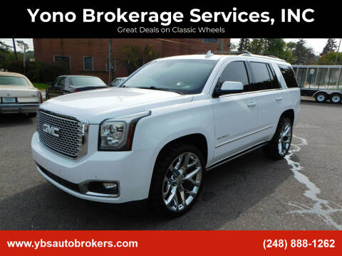 2017 GMC Yukon for sale at Yono Brokerage Services, INC in Farmington MI
