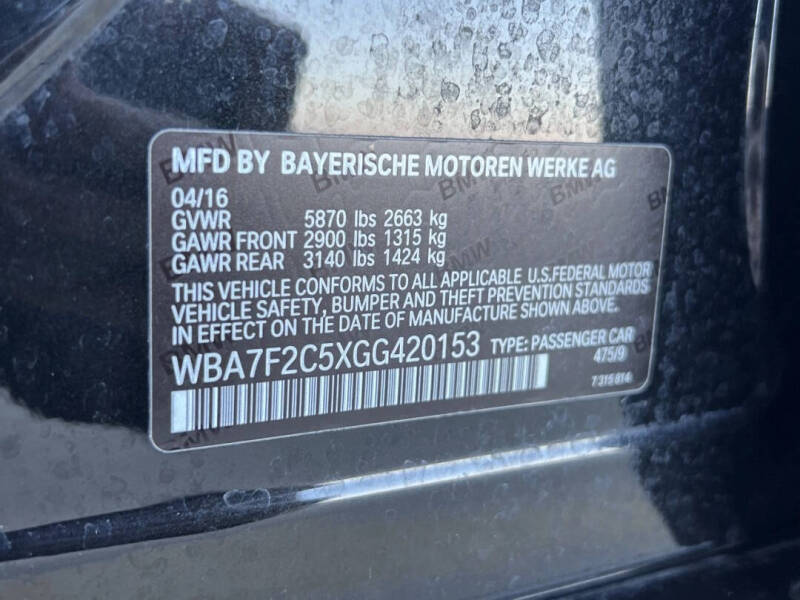 2016 BMW 7 Series 750i xDrive