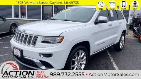 2014 Jeep Grand Cherokee for sale at Action Motor Sales in Gaylord MI