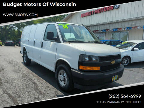 2018 Chevrolet Express for sale at Budget Motors of Wisconsin in Racine WI