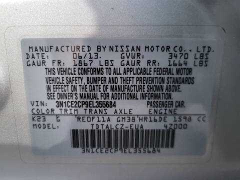 2014 Nissan Versa Note