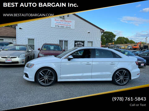 2015 Audi S3 for sale at BEST AUTO BARGAIN inc. in Lowell MA