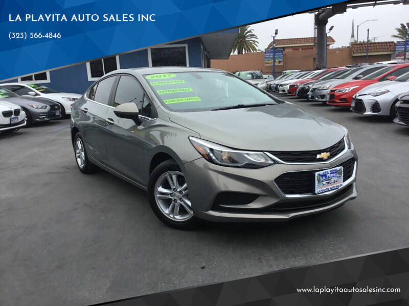 2017 Chevrolet Cruze for sale at LA PLAYITA AUTO SALES INC in South Gate CA