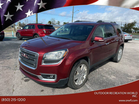 2017 GMC Acadia Limited for sale at Outdoor Recreation World Inc. in Panama City FL