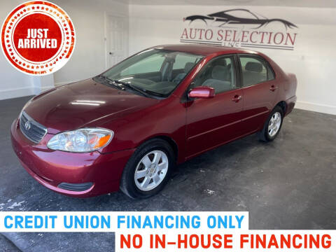 2006 Toyota Corolla for sale at Auto Selection Inc. in Houston TX