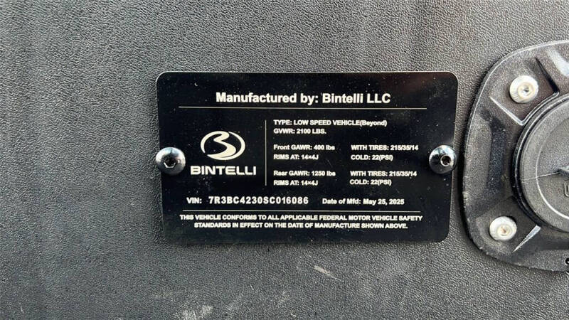 2025 Bintelli Beyond