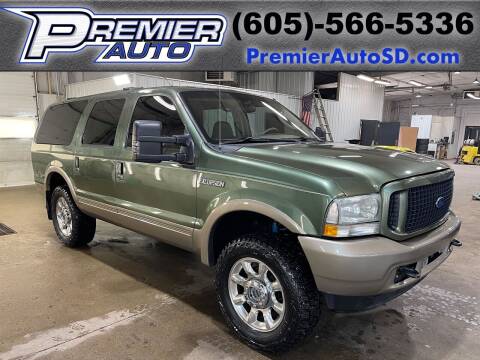 2004 Ford Excursion for sale at Premier Auto in Sioux Falls SD