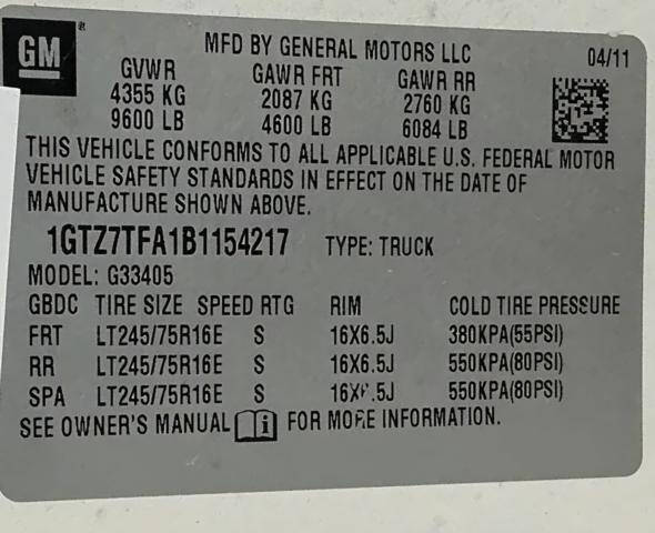 2011 GMC Savana 3500