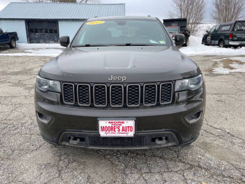 2017 Jeep Grand Cherokee for sale at Moore's Auto in Rutland VT