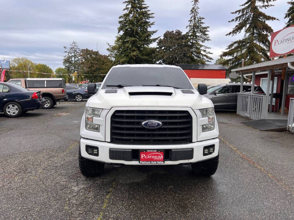 2015 Ford F-150 for sale at PLATINUM AUTO SALES INC in Lacey, WA