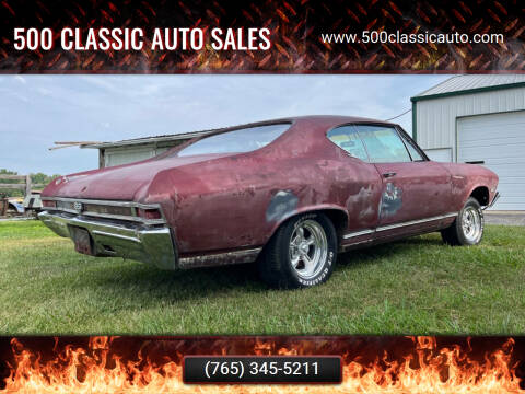 1968 Chevrolet Chevelle Malibu for sale at 500 CLASSIC AUTO SALES in Knightstown IN