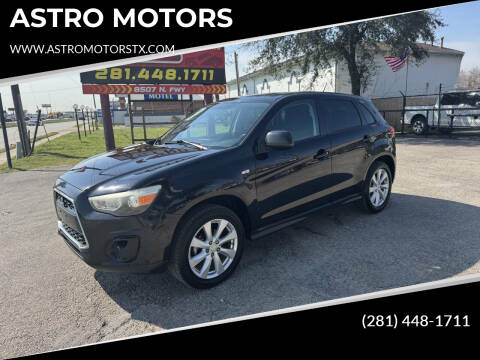 2013 Mitsubishi Outlander Sport for sale at ASTRO MOTORS in Houston TX