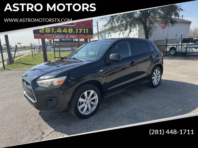 2013 Mitsubishi Outlander Sport for sale at ASTRO MOTORS in Houston TX
