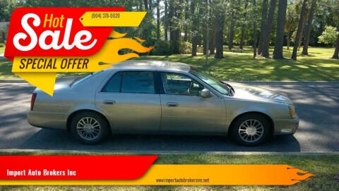 2004 Cadillac DeVille for sale at Import Auto Brokers Inc in Jacksonville FL
