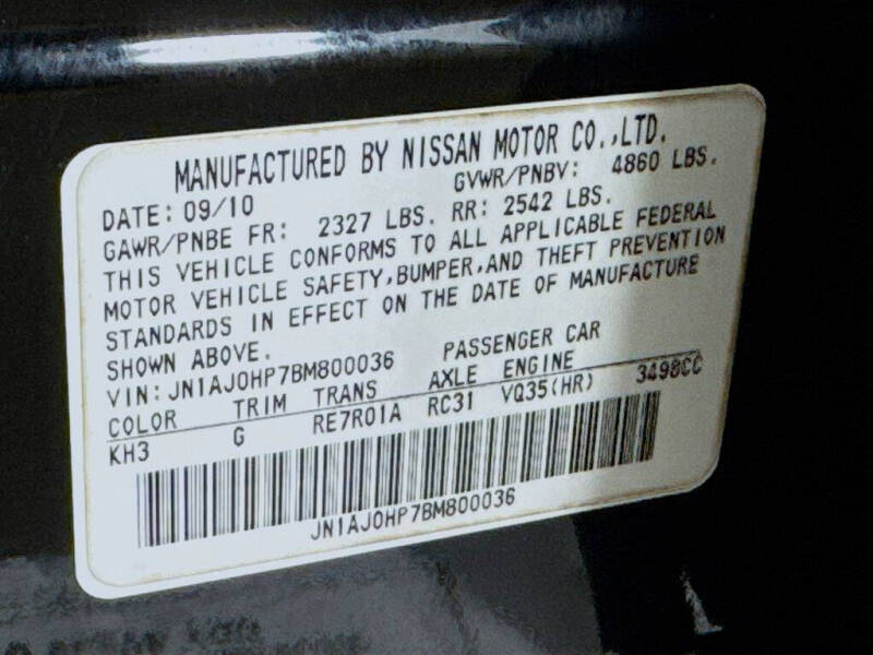 2011 Infiniti EX35 Journey