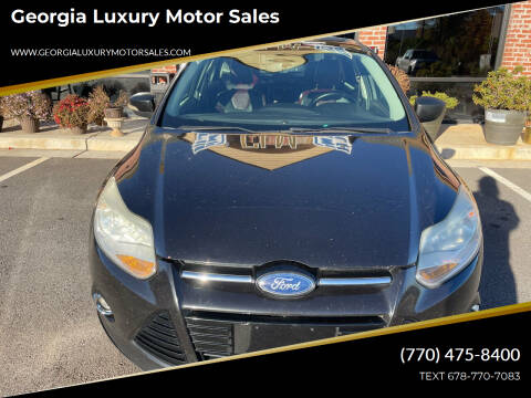 2012 Ford Focus for sale at Georgia Luxury Motor Sales in Cumming GA