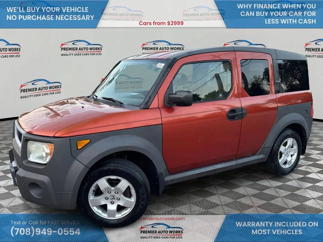 Orange 2005 Honda Element EX EX 4dr SUV 1