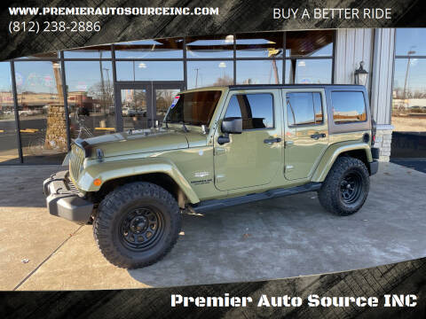 2013 Jeep Wrangler Unlimited for sale at Premier Auto Source INC in Terre Haute IN